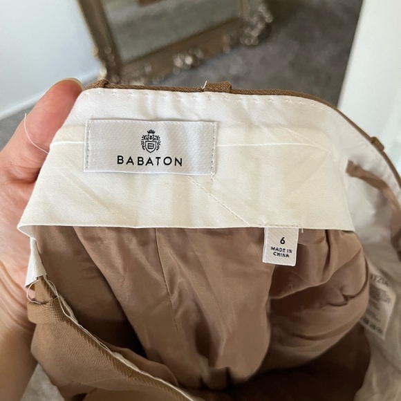 NWT Aritzia Babaton Agency Cropped Pant City Wool in Seville Womens Size 6 - Picture 4 of 16